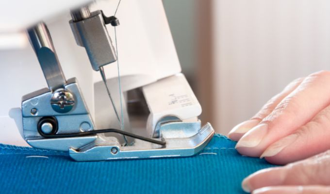 sewing with overlocker needle